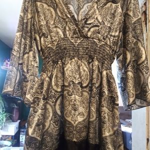 MKM Designs real silk women's blouse